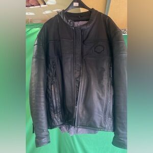 Harley Davidson ✨ Black Motorcycle Jacket 2XL